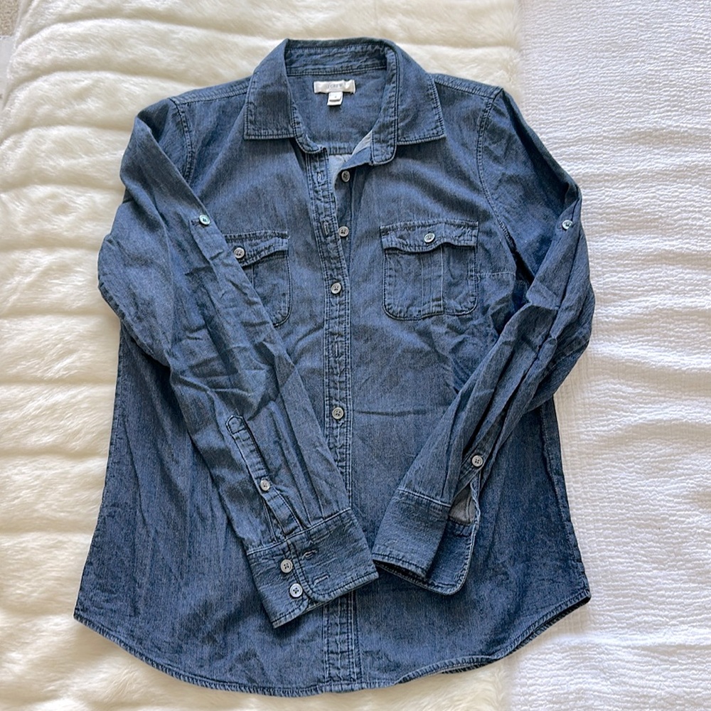 JCrew Denim Button Up